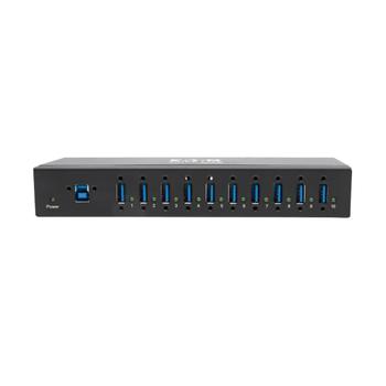 TRIPP LITE TRIPPLITE 10-Port Industrial-Grade USB 3.0 SuperSpeed Hub 20kV ESD Immunity Metal Housing Mountable (U360-010-IND)