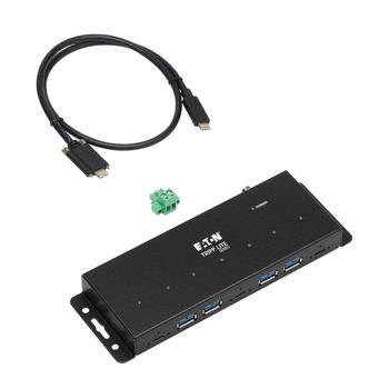 TRIPP LITE TRIPPLITE Industrial 7-Port USB-C Hub Gen2 10G 4x USB-A and 3x USB-C Ports W 15Kv ESD Immunity 2Kv Surge (U460-4A3C-IND)