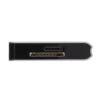 TRIPP LITE TRIPPLITE USB-C Dock - 4K HDMI USB 3.2 Gen 1 USB-A Hub GbE Memory Card 100W PD Charging Detachable Cord (U442-DOCK5D-GY)
