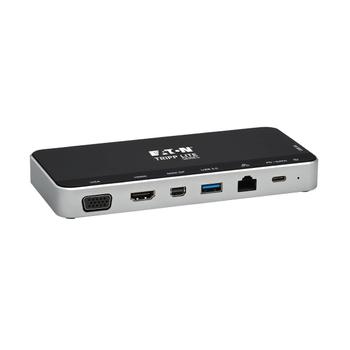 TRIPP LITE TRIPPLITE USB Dock Triple Display 4K HDMI & mDP VGA USB 3.2 Gen 1 USB-A/C Hub GbE 60W PD Charging (U442-DOCK16-B)