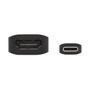 TRIPP LITE TRIPPLITE USB-C to HDMI Active Adapter Cable M/F 4K 60 HDR 4:4:4 DP 1.4 Alt Mode HDCP 2.2 Black 6 in. 15.2cm (U444-06N-HDR4-B)