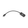 TRIPP LITE TRIPPLITE USB-C to HDMI Active Adapter Cable M/F 4K 60 HDR 4:4:4 DP 1.4 Alt Mode HDCP 2.2 Black 6 in. 15.2cm (U444-06N-HDR4-B)