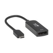 TRIPP LITE TRIPPLITE USB-C to DisplayPort Active Adapter Cable with Equalizer M/F UHD 8K HDR DP 1.4 Black 6inch 15.2cm