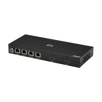 TRIPP LITE Series HDMI over Cat6 Splitter - 4-Port 4K 60 Hz, HDR, 4:4:4, PoC, HDCP 2.2, 230 ft. (70.1 m), TAA - Förlängd räckvidd för audio/ video - över CAT 6 - upp till 70.1 m - TAA-kompatibel - för  (B127A-004-BH)
