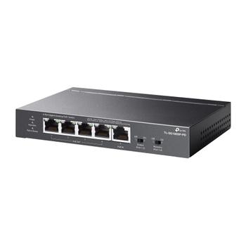 TP-LINK 5-Port Gigabit Desktop PoE+ Switch with 1-Port PoE++ In and 4-Port PoE+Out Ports: 5x 10 Mbps/100 Mbps/1 Gbps RJ45 ports 1-Port Gigabit PoE++ In and 4-Port PoE+ Out: Supports up to 66 W / 47 W / 21 W/  (TL-SG1005P-PD)