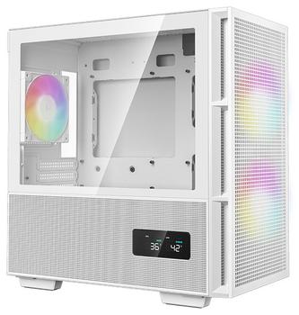 DEEPCOOL CH360 Digital Micro-ATX Case, White (R-CH360-WHAPE3D-G-1)