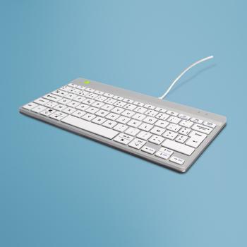 R-GO Tools R-Go Compact Break keyboard (RGOCOBEWDWH)