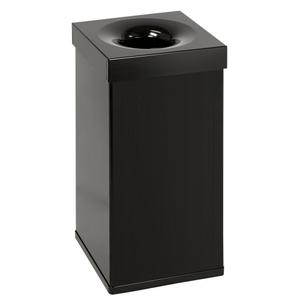 _ Brandhæmmende affaldsspand,  Carro-Line Carro-flame,  sort, aluminium,  110 l, brandsikker,  til tungt affald (170716)