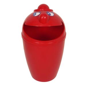 _ Affaldsspand,  rød, polyester,  75 l, smiley, til kildesortering,  og udendørs (170708)