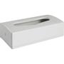 ABENA Dispenser, 7x14x27cm, hvid, plast, til ansigtsservietter