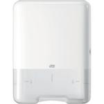 Dispenser,  Tork H3, Midi, 13, 6x33, 3x43, 9cm,  hvid, plast, til håndklædeark maks dybde 11,5 cm og maks bredde 25,5 cm
