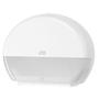 TORK Dispenser, Tork T2, mini, 13,2x34,5x27,5cm, hvid, plast, til mini jumboruller