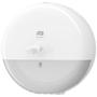 TORK Dispenser, Tork T8, 15,6x26,9x26,9cm, hvid, plast, til toiletpapir