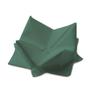 DUNI Frokostserviet, Duni, 3-lags, 1/4 fold, 33x33cm, mørkegrøn, nyfiber