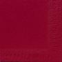 DUNI Frokostserviet, Duni, 3-lags, 1/4 fold, 33x33cm, bordeaux, nyfiber *Denne vare tages ikke retur*