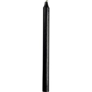 _ Rustiklys,  29cm, Ø2,1cm, sort, 11 timer, paraffin (9550701*50)