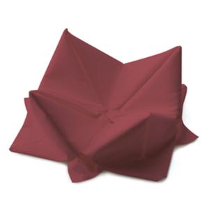 _ Middagsserviet,  Duni, 3-lags, 1/4 fold, 40x40cm, bordeaux, nyfiber *Denne vare tages ikke retur* (120218*1000)