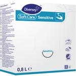 Håndsæbe, Diversey Soft Care Sensitive,  800 ml, uden farve og parfume, flydende