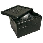 Termokasse,  39x33x28cm,  19 l, 19 l, sort, EPP, 1-rums, 1/2 GN