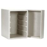 Termokasse,  44x44x32cm,  37 l, 37 l, grå, EPS, 1-rums, 1/2 GN
