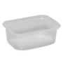 _ Plastbakke, 10,8x8,1x4,5cm, 200 ml, klar, PP