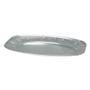ABENA Serveringsfad, ABENA, 35,1x24,3x2,1cm, sølv, aluminium, lille, oval, med præget bund, luksus