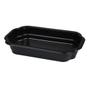 _ Plastbakke,  25x15, 9x4, 3cm,  1200 ml, sort, PP, 1-rums