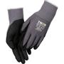 THOR Fingerdyppet nitrilhandske, THOR Flex, 9, sort, nitril/polyester, lycra overhånd