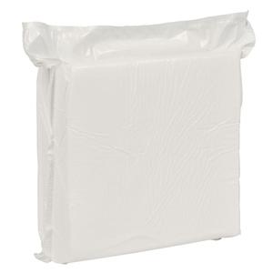 _ Skumvaskeklud,  19x19cm x 2,8mm, hvid, super soft, engangs (498702*1200)