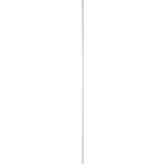 Stålpind, 14,6cm, Ø0,9mm, uden vat, usteril