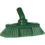 Vikan Drejeledsbørste med vandgennemløb, Vikan, grøn, polyester/PP/rustfrit stål, 24 cm, blød, spaltet *Denne vare tages ikke retur*