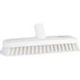 Vikan Gulvskrubbe med vandgennemløb, Vikan, 27x7,5x10cm, hvid, polyester/PP/rustfrit stål, 27 cm, medium