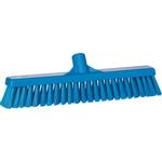 Fejekost, Vikan, blå, polyester/ PP/ rustfrit stål, 41 cm, blød/stiv