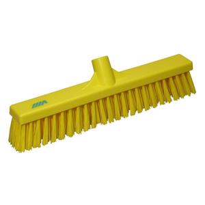 VIKAN Fejekost, Vikan, gul, polyester/ PP/ rustfrit stål, 41 cm, blød/stiv *Denne vare tages ikke retur* (977304*10)