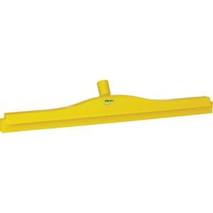 VIKAN Gulvskraber,  Vikan, 60x10x7cm,  gul, TPE gummi/PP, 60 cm, med drejeled og udskiftningskassette *Denne vare tages ikke retur* (169809)