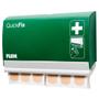 QuickFix Plasterdispenser, QuickFix, 7,2x25x13,5cm, beige, inkl. 2 pk vandfaste plastre á 45 stk (str. 72x25 mm)