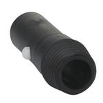 Adapter, Vikan, 7, 8x2, 6x2, 6cm,  sort, PP, klik til gevind