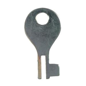 _ Nøgle, grå, metal, til hvid metal dispenser,  5 stk. (119985)