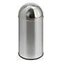EKO Affaldsspand,  EKO, stål mat, stål, 40 l, inderspand i metal, med push låg, ilddæmpende