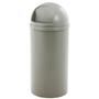 Rubbermaid Affaldsspand, Rubbermaid Marshal, beige, plast, 57 l, ilddæmpende, med sækkeholder og soft close låg, til tungt affald, og udendørs brug *Denne vare tages ikke retur*