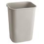 Rubbermaid Affaldsspand, Rubbermaid, grå, PE, 39 l, rektangulær, til tungt affald *Denne vare tages ikke retur*