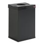 HAILO Affaldsspand, Hailo Big Box, sort, metal/plast, 40 l, rektangulær, med slide låg *Denne vare tages ikke retur*
