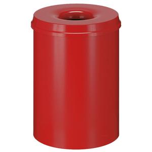 _ Brandhæmmende affaldsspand,  rød, metal, 30 l, brandsikker *Denne vare tages ikke retur* (176535)