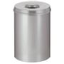 _ Brandhæmmende affaldsspand,  grå, metal, 30 l, brandsikker *Denne vare tages ikke retur*