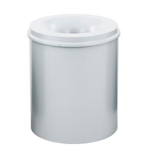_ Brandhæmmende affaldsspand,  grå, metal, 80 l, brandsikker *Denne vare tages ikke retur* (176550)