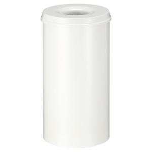 _ Brandhæmmende affaldsspand,  hvid, metal, 50 l, brandsikker *Denne vare tages ikke retur* (176548)