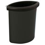 Indsats, sort, plast, 6 l, til rund affaldsspand,  kildesortering *Denne vare tages ikke retur*