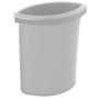 _ Indsats, grå, plast, 6 l, til rund affaldsspand,  kildesortering *Denne vare tages ikke retur*