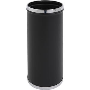 _ Paraplyspand,  sort, metal, 25 l, med kanter i rustfri stål og inderspand i plast *Denne vare tages ikke retur* (176404)