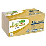 Økonomiserviet,  T3 Eco Natural, 1-lags, 1/4 fold, 29, 5x29, 5cm,  sand, genanvendt papir